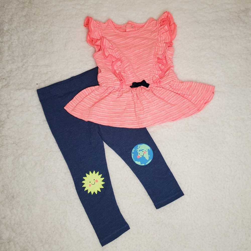 Cat & Jack Baby Girl Outfit 12m